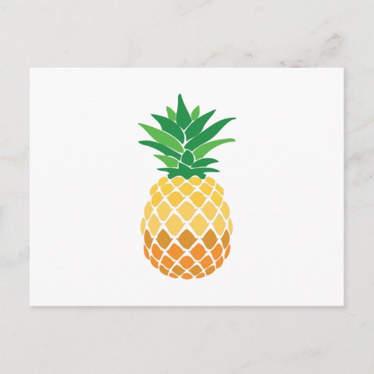 Ananas Postkarte (Vorderseite)