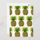 Ananas Postkarte (Vorne/Hinten)
