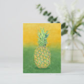 Ananas Postkarte (Stehend Vorderseite)
