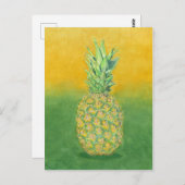 Ananas Postkarte (Vorne/Hinten)