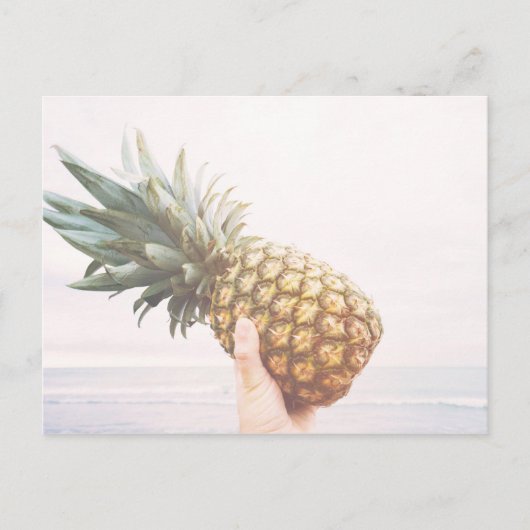 Ananas Postkarte (Vorderseite)