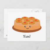 Ananas Postkarte (Vorne/Hinten)