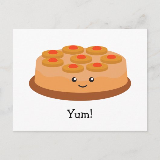 Ananas Postkarte (Vorderseite)