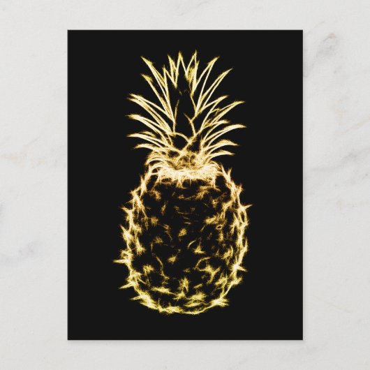Ananas Postkarte (Vorderseite)
