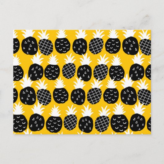 Ananas Postkarte (Vorderseite)