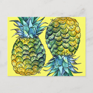 Ananas Postkarte