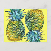 Ananas Postkarte (Vorderseite)