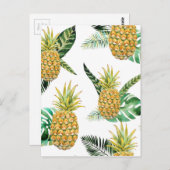 Ananas Postkarte (Vorne/Hinten)