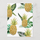 Ananas Postkarte (Vorderseite)