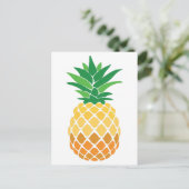 Ananas Postkarte (Stehend Vorderseite)