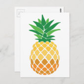 Ananas Postkarte (Vorne/Hinten)
