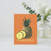 Ananas Postkarte (Stehend Vorderseite)