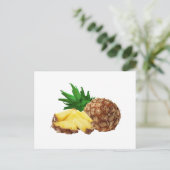 Ananas Postkarte (Stehend Vorderseite)
