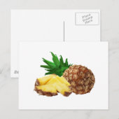 Ananas Postkarte (Vorne/Hinten)