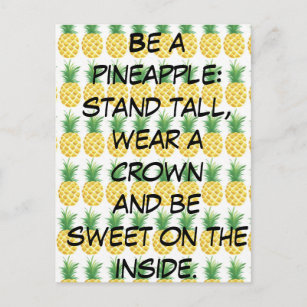 Ananas Postkarte