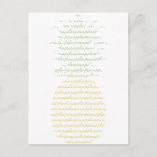 Ananas Postkarte
