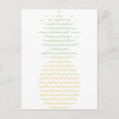 Ananas Postkarte (Vorderseite)