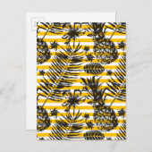 Ananas Postkarte (Vorne/Hinten)