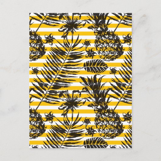 Ananas Postkarte (Vorderseite)