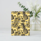 Ananas Postkarte (Stehend Vorderseite)