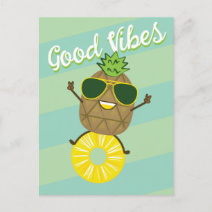 Ananas-Postkarte Tropische Reise-Schreibwaren Postkarte