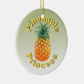 Ananas Princess Keramik Ornament (Rechts)