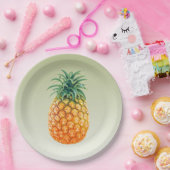Ananas Princess Pappteller (Party)