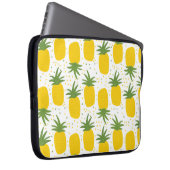 Ananas-Punkte: Sommerfruchtdesign Laptopschutzhülle (Vorne Rechts)