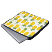 Ananas-Punkte: Sommerfruchtdesign Laptopschutzhülle (Vorne Knopf)