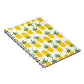 Ananas-Punkte: Sommerfruchtdesign Notizblock (Rechte Seite)