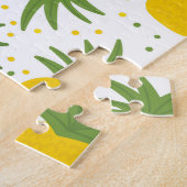 Ananas-Punkte: Sommerfruchtdesign Puzzle (Seite)