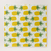 Ananas-Punkte: Sommerfruchtdesign Puzzle (Horizontal)