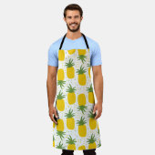 Ananas-Punkte: Sommerfruchtdesign Schürze (Getragen)