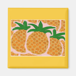 Ananas-quadratischer Magnet