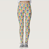 Ananas-Rainbow-Fruchtmuster-Leggings Leggings (Vorderseite)
