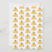 Ananas Rainbow, Sweet to be One, 1st Birthday Einladung (Rückseite)