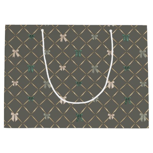 Ananas Rainbows, Weihnachten im hawaiianischen Sti Große Geschenktüte (Vorderseite)