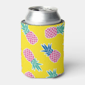 Ananas-Rausch: Heller Cartoon Vintag. Dosenkühler (Kanne Vorderseite)