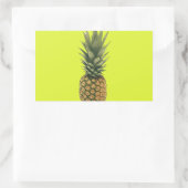 Ananas Rechteckiger Aufkleber (Tasche)