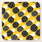 Ananas Rechteckiger Pappuntersetzer (Vorderseite)