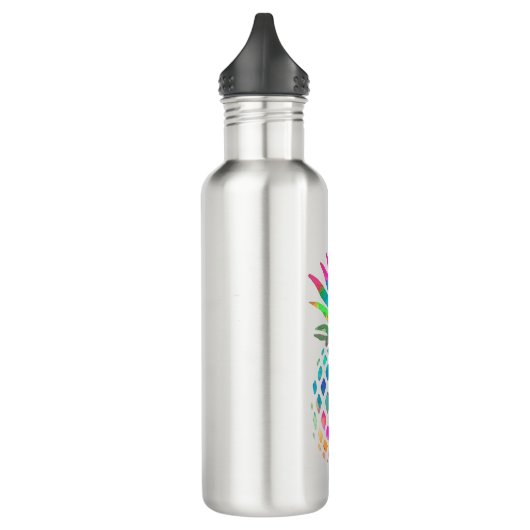 Ananas-Regenbogen Edelstahlflasche (Links)