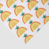 Ananas-Regenbogenmuster, Gelb & Orange Seidenpapier (Ausschnitt)