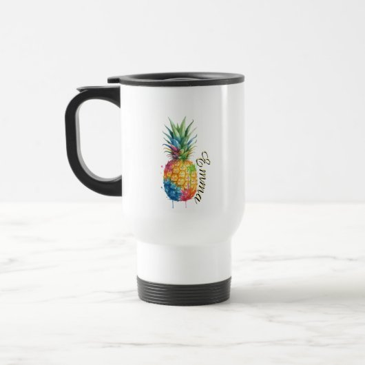 Ananas Reisebecher (Links)