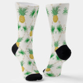 Ananas, Retro Socken (Gewinkelt)