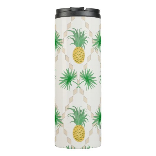 Ananas, Retro Thermosbecher (Rückseite)