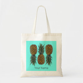 Ananas Retro Vegan und vegetarisch Vintag Obst Tragetasche