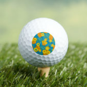 Ananas Rings: Doodle Cartoon Vintag. Golfball (Insitu T-Shirt)