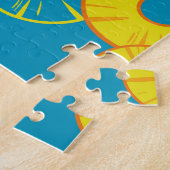 Ananas Rings: Doodle Cartoon Vintag. Puzzle (Seite)