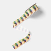 Ananas Ripsband (Rückseite)