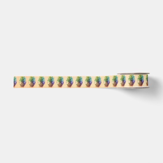 Ananas Ripsband (Vorderseite)